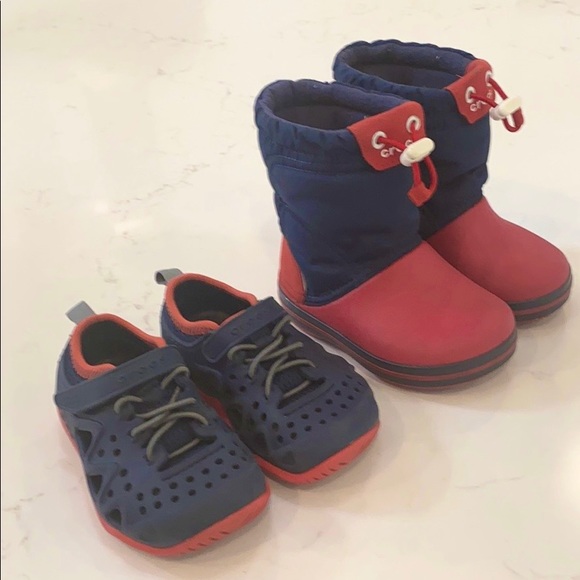 crocs baby boy shoes